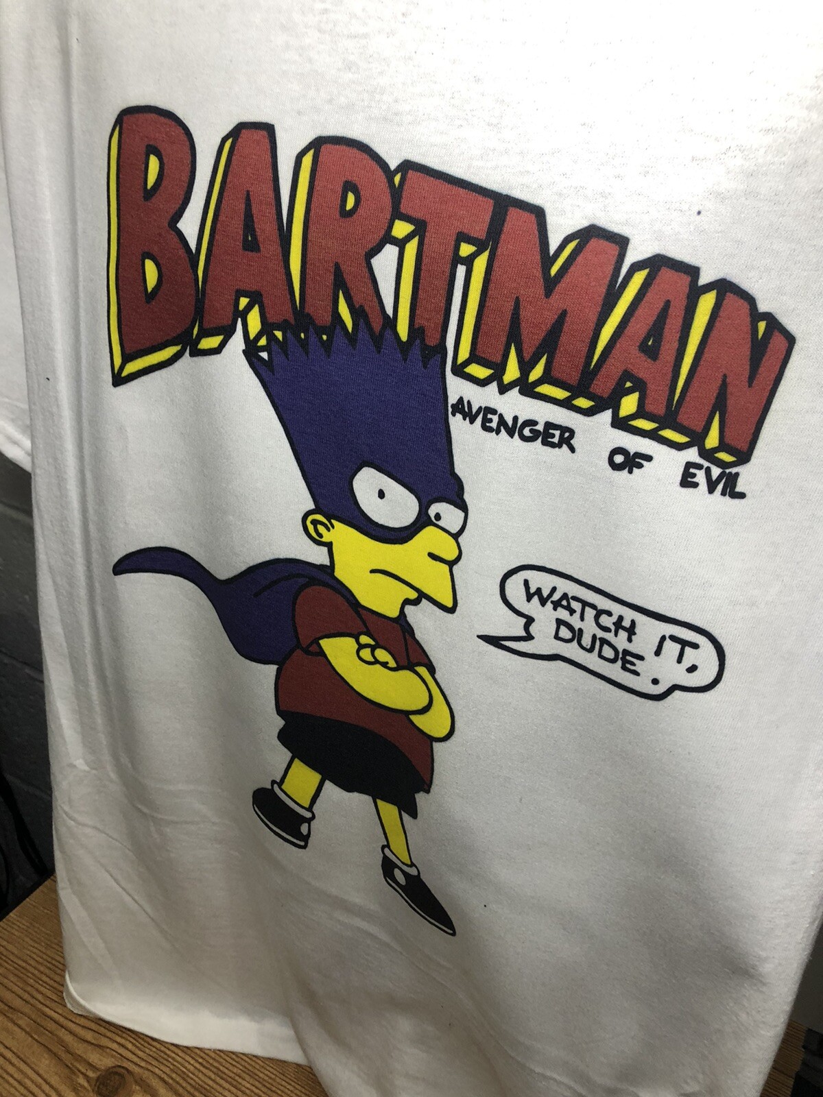 Bart Simpson - Bartman T-Shirt 90 style reproduced gallery