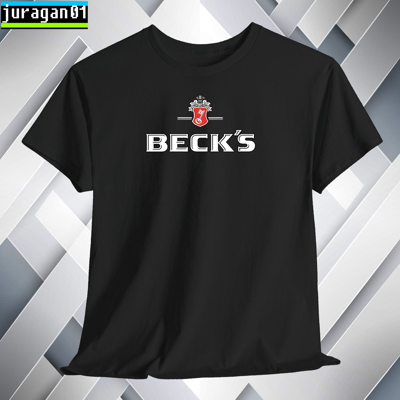 Beck's Brewery German Beer T-Shirt Logo Many Colors Size S to 5XL Made in USA gallery