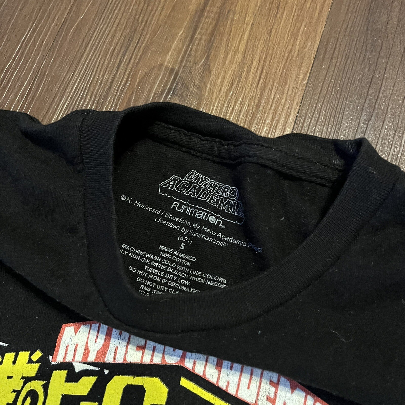 My Hero Academia T Shirt Sz Small Anime Japanese Comic Art Graphic Tee Black gallery