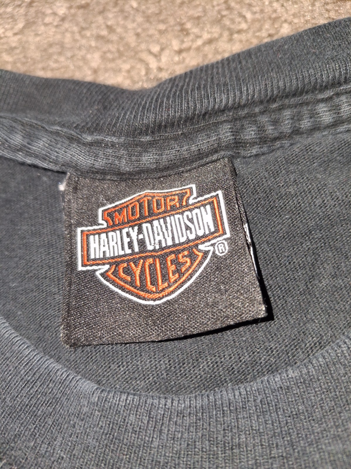 Vintage Harley Davidson T Shirt Blue Flame Pittsburgh, PA SEE MEASUREMENTS gallery
