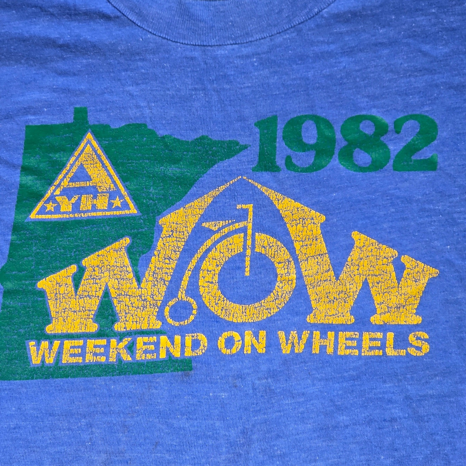 Vintage 1982 Weekend on Wheels WOW Screen Stars Single Stitch T-Shirt gallery