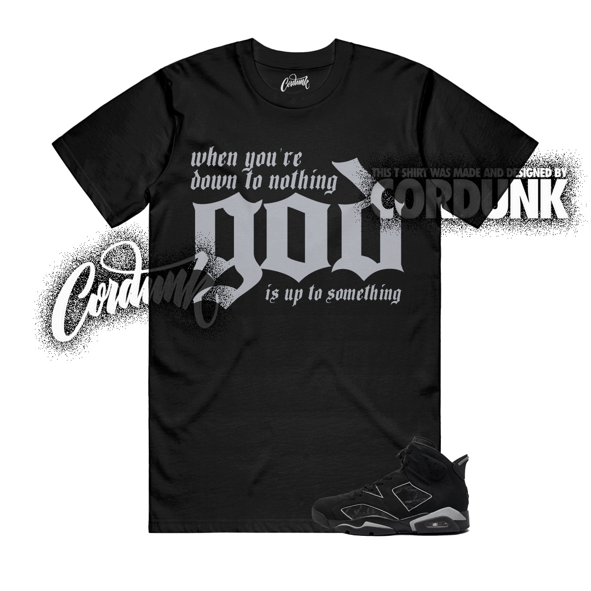 6 Cap and Gown Black Multi-Color Reflect Silver T Shirt Match UTSV2 gallery