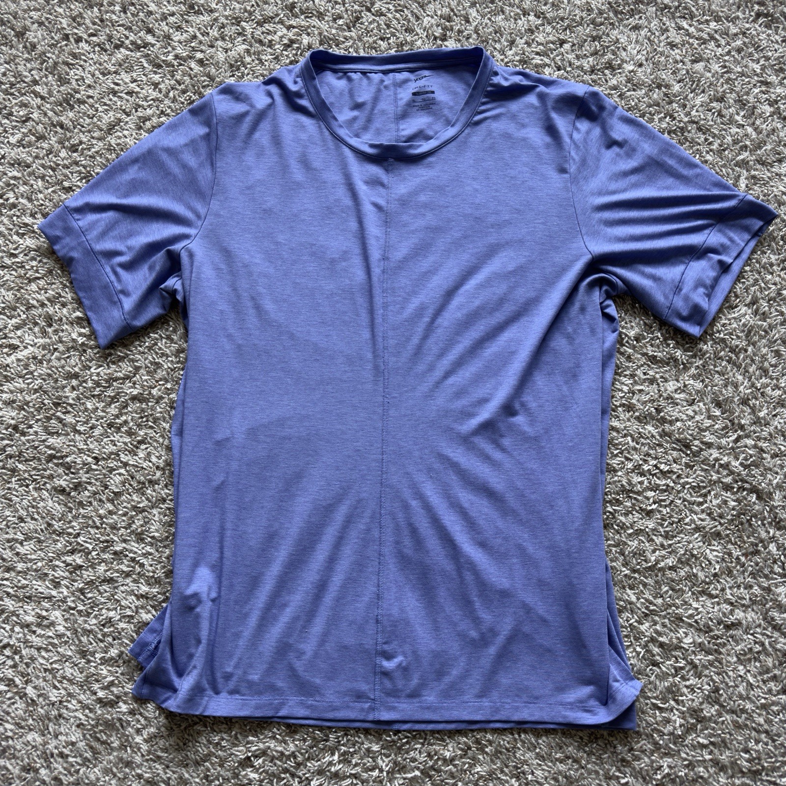 Nike Shirt Dri-Fit Yoga Mens XL Lapis Training Slim Fit DN4314-077 Activewear gallery
