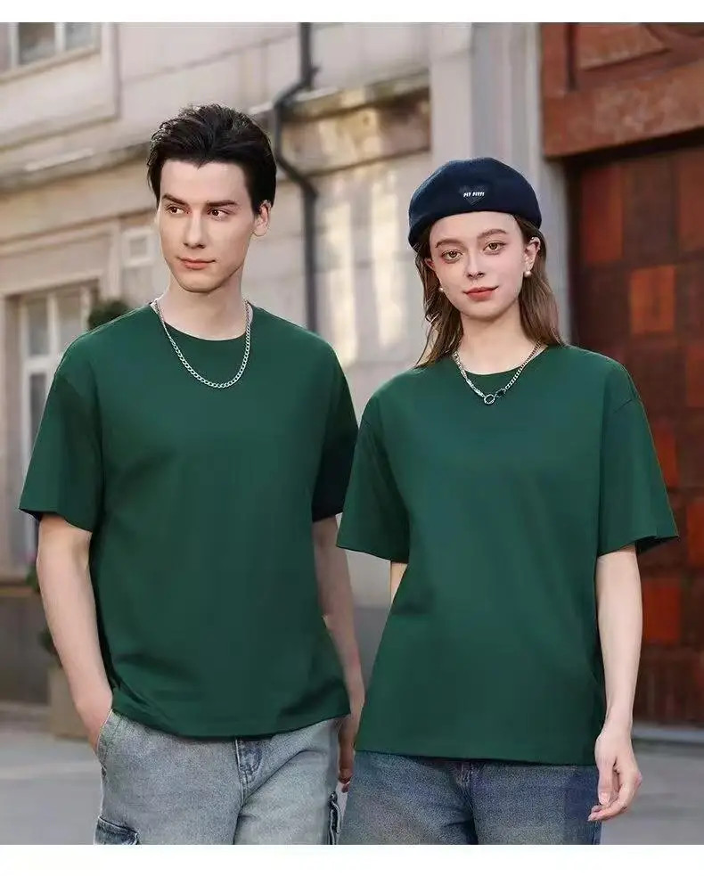 Men And Women100% cotton summer loose casual solid color fashionable slim fit r gallery