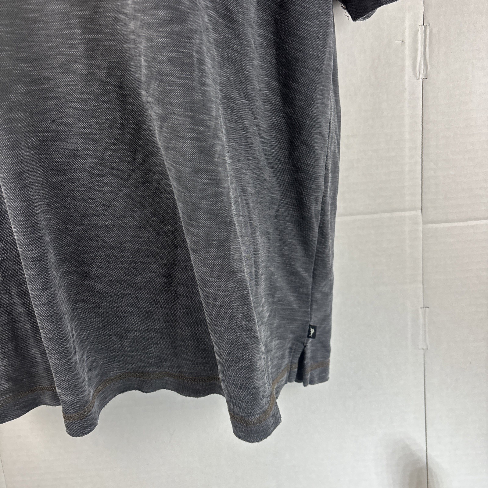 TOMMY BAHAMA Tencel Shirt Mens XL Short Sleeve Gray Textured Outdoor Lightweight gallery