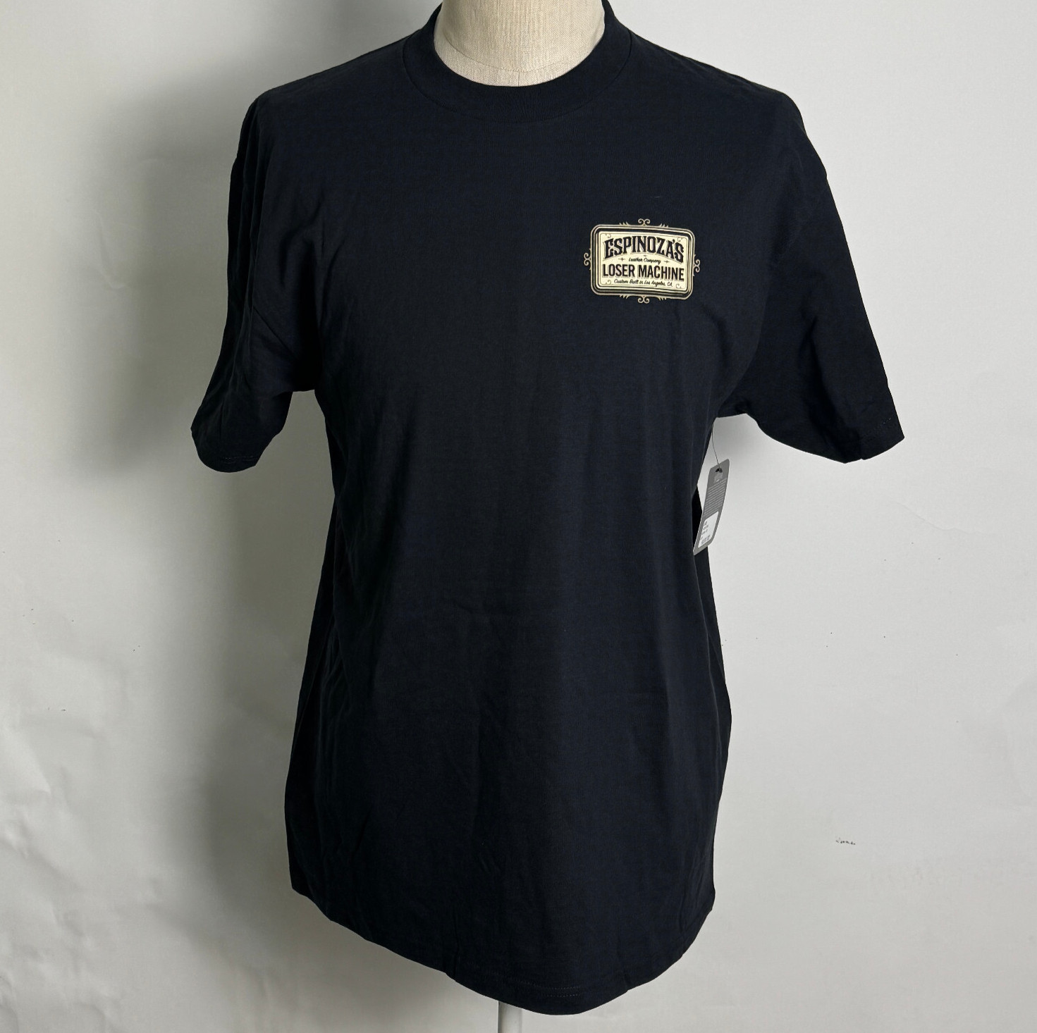 Loser Machine x Espinoza's Leather Men's T-Shirt Freeway Black Size L NWT gallery