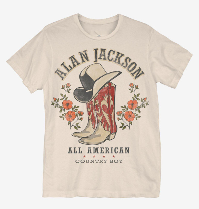 Unique Alan Jackson All American Country Boy Cotton S-234XL Street Style DM85