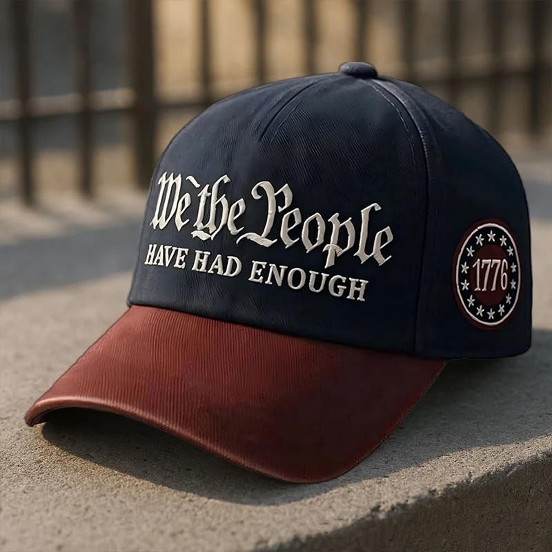 We The People Baseball Cap, Embroidered Have Had Enough 1776 Star Badge Hat f... gallery
