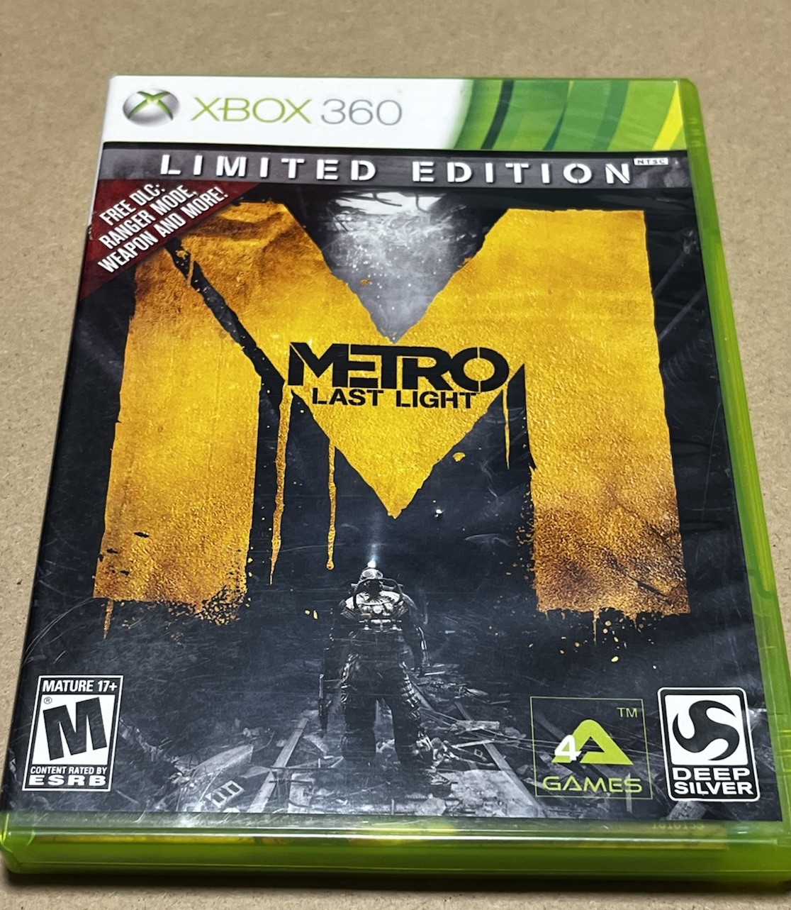 Metro: Last Light  (Microsoft Xbox 360, 2013) COMPLETE