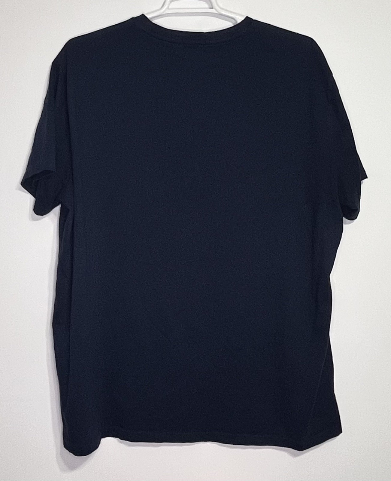 Polo Ralph Lauren Men's Paint Splatter Spell Out T-Shirt in Blue 2XS / 2TG EUC gallery
