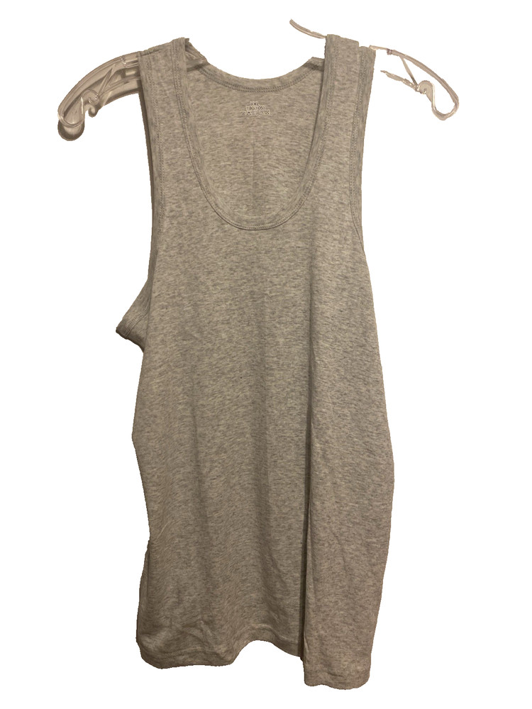 Unbranded Tank Top Size Large US (XXL China) Heather Gray Knit NWOT