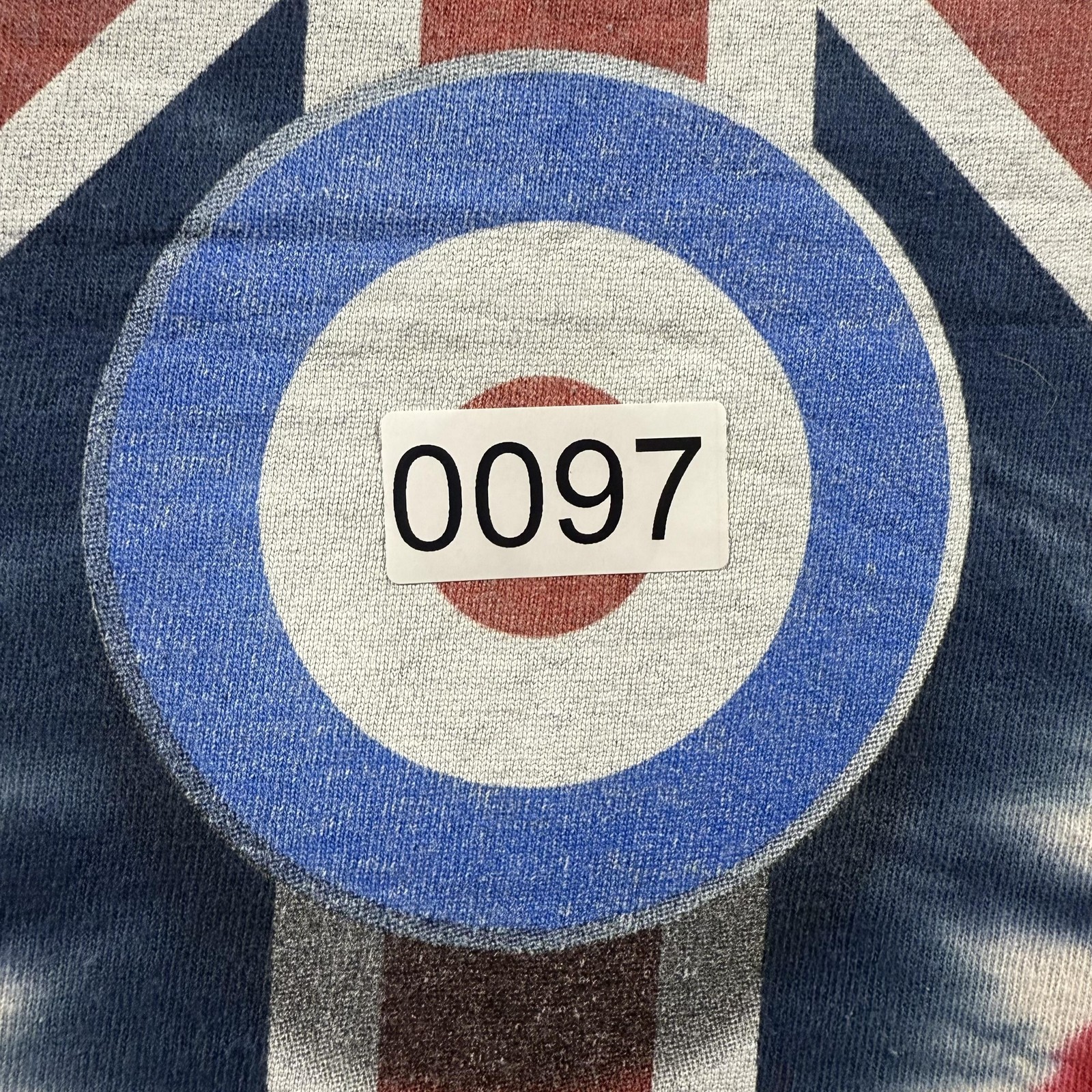 The Who Shirt Mens Medium Liquid Blue Tie Dye Blue Red Union Jack Rock Band Tee gallery