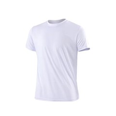 Men’s Quick Dry Short Sleeve Gym Running Moisture Wicking Round Neck T-Shirt Tra