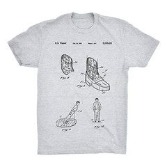 Michael Jackson Anti Gravity Shoes Art Patent T-Shirt. Black, White or Gray NEW