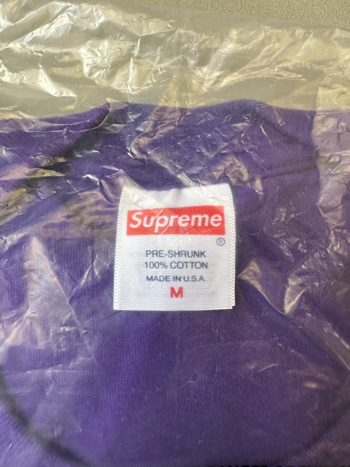 NWT Supreme UGK Super Tight Album Logo T-Shirt Tee Purple SS24 Men's M AUTHENTIC gallery