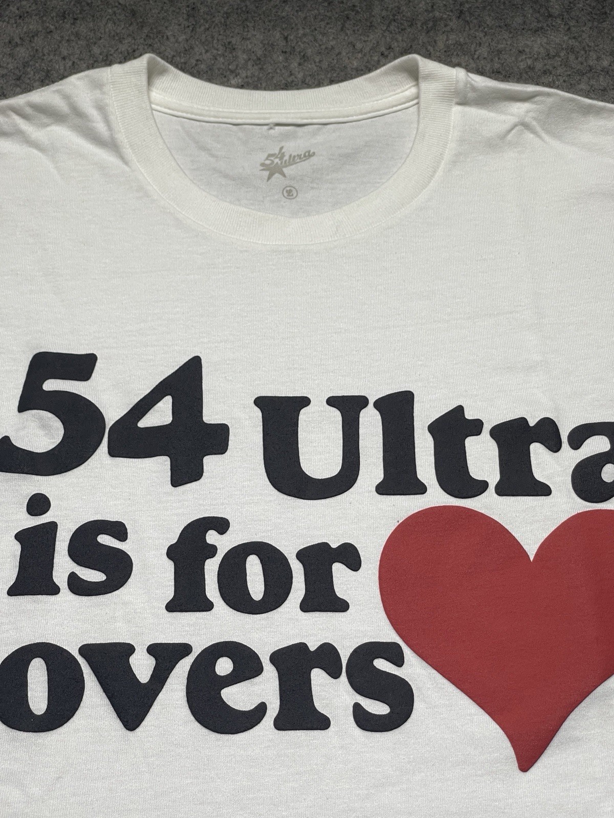 NEW 54 Ultra is for Lovers Live in Concert Early 2026 WHITE Music Tour Shirt L gallery