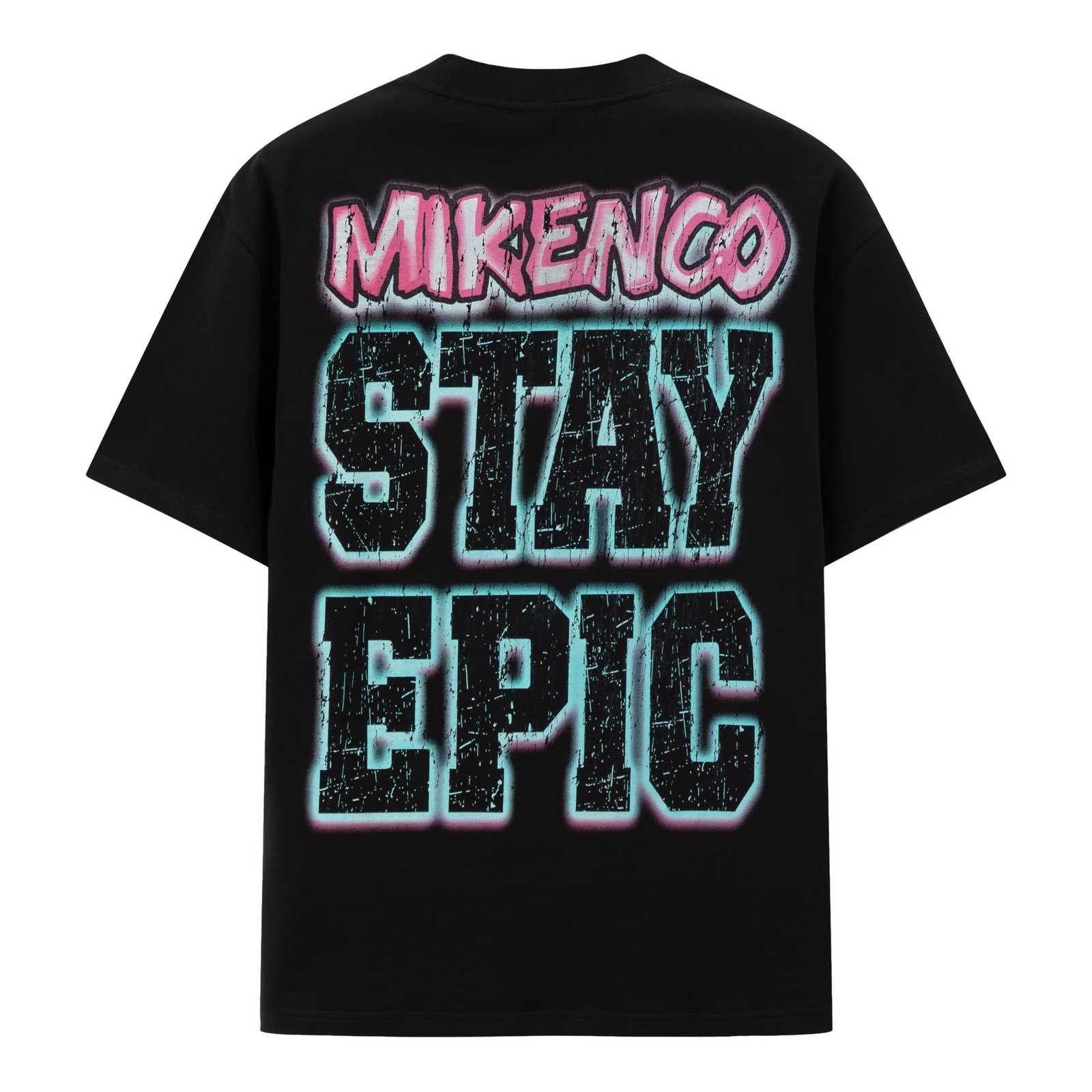 Stay Epic Bold Graphic Streetwear Tee Black Oversized T-Shirt gallery