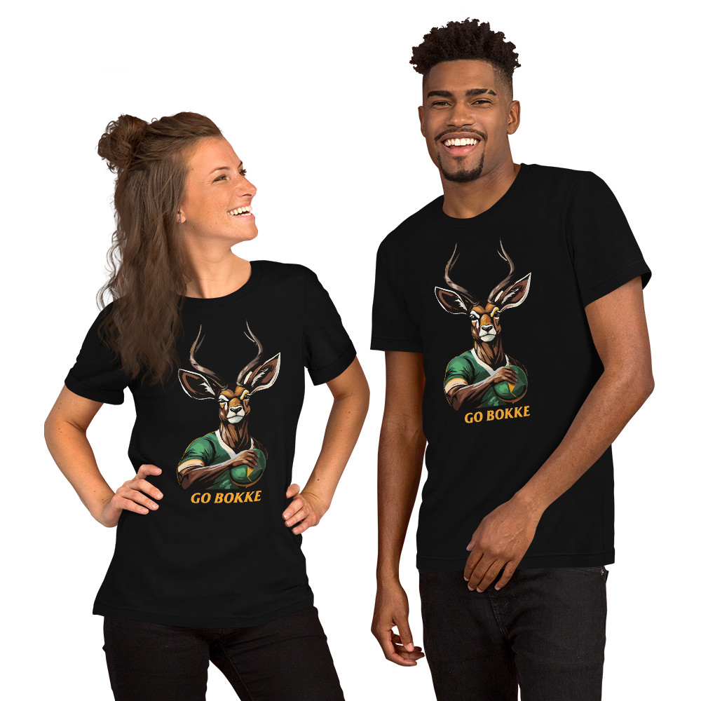 Springbok Supporter Soft and Lightweight Unisex T-shirt South African Rugby gallery