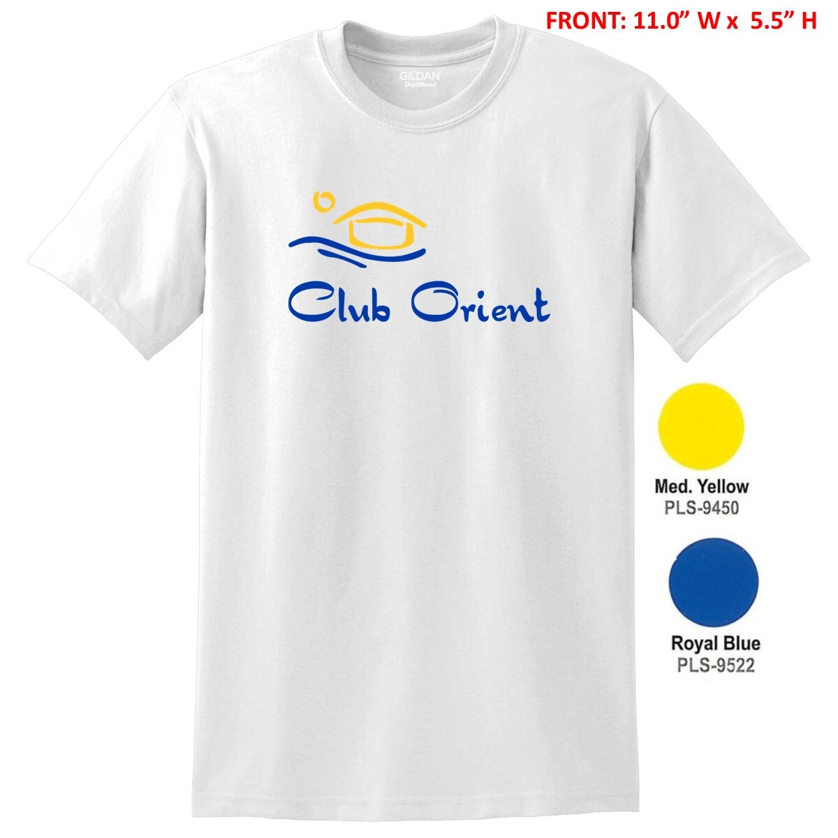 Club Orient T-shirt - Adult S-3X - Choose from 5 Shirt Color Options NEW! gallery