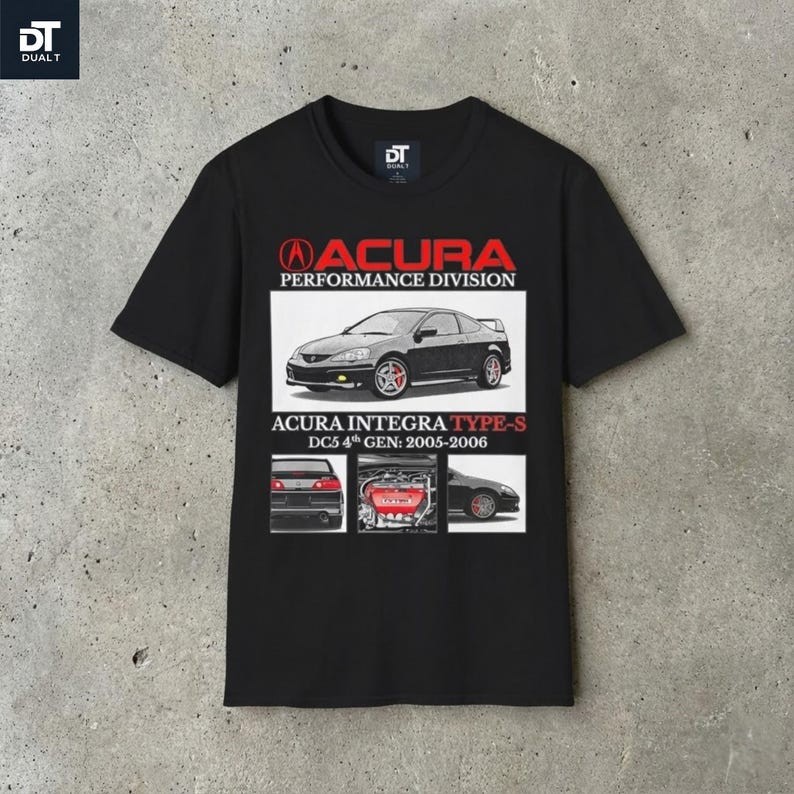 Acura Integra RSX Type-S DC5 4th Gen: 2005-2006 (Face-Lift) JDM Graphic T-Shirt