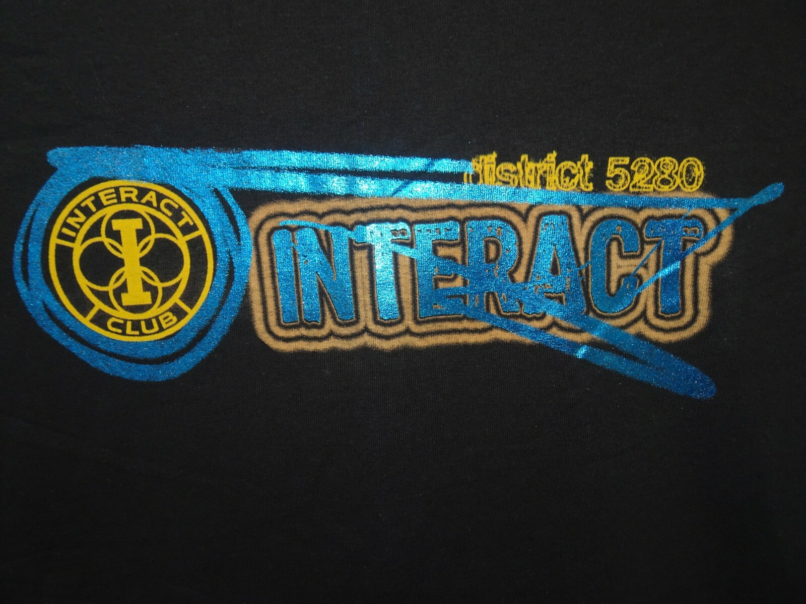 Interact Club District 5280 Rotary Club Los Angeles Charity T Shirt Large Black gallery