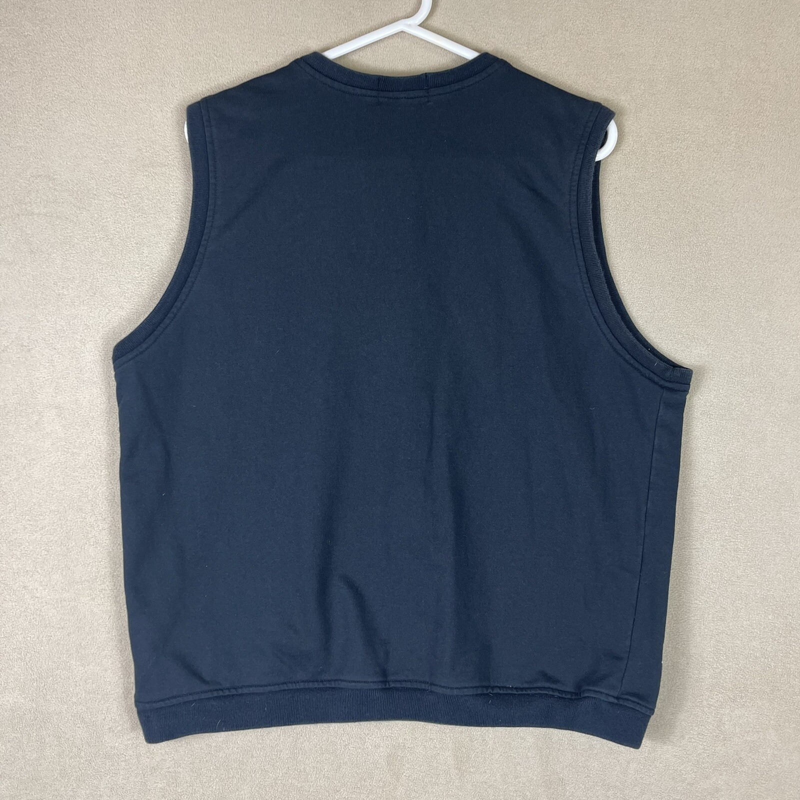 Lynx Mens L V Neck Vest Black Embroidered Logo 100% Cotton gallery