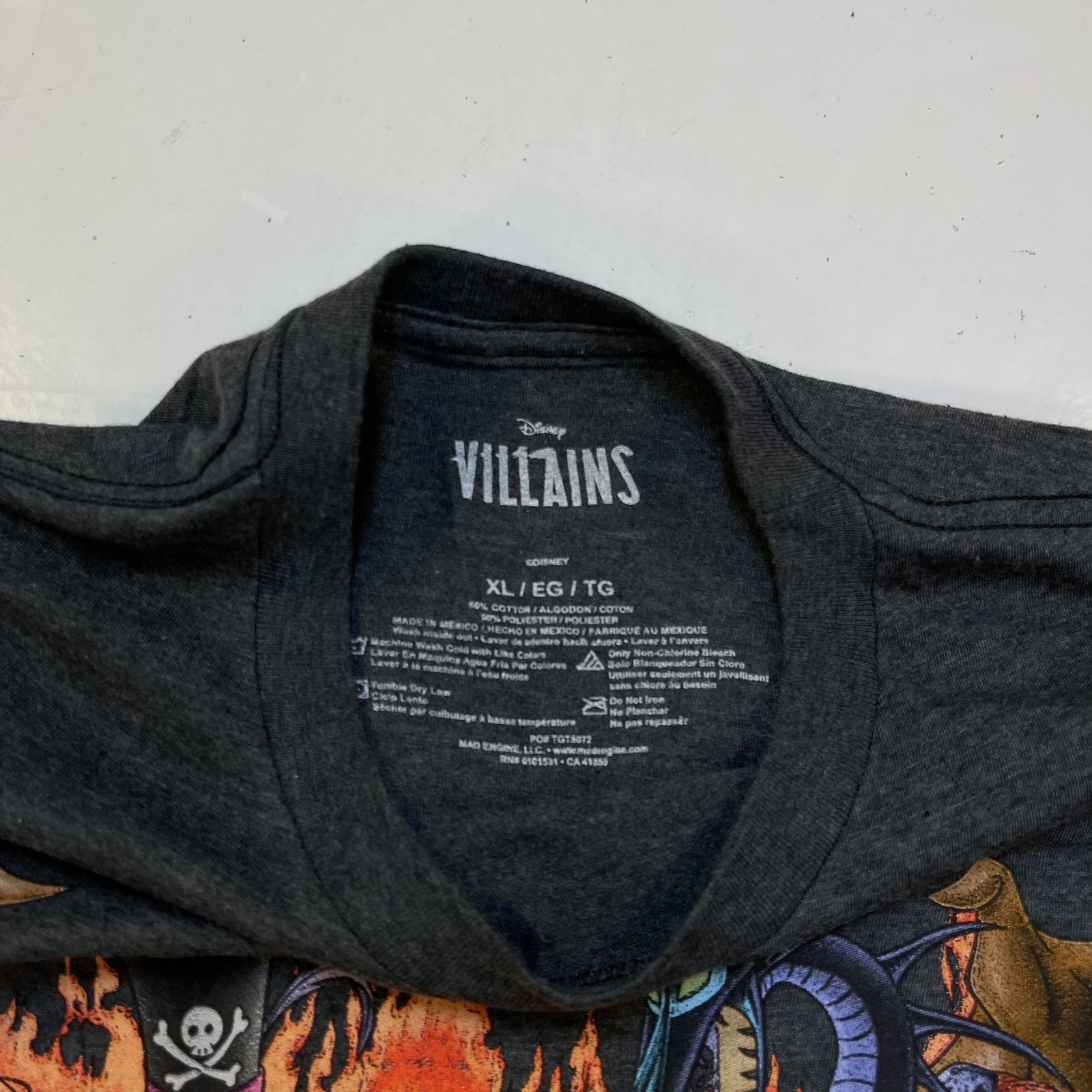 DISNEY DISNEYLAND VILLAINS VILLAIN EVIL QUEEN TEE T SHIER Mens XL Gray gallery