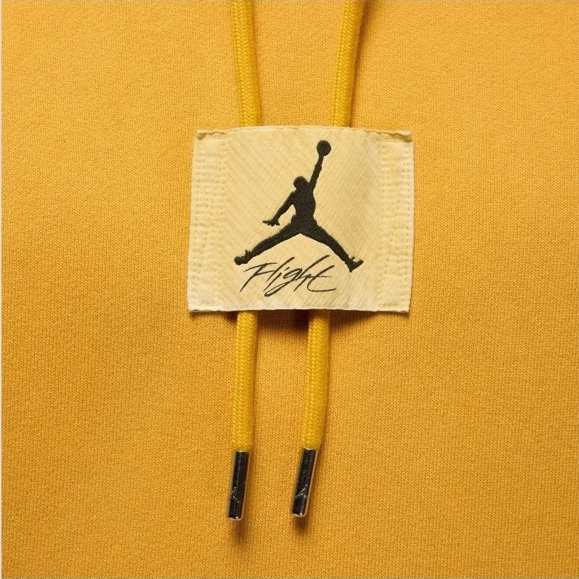 Jordan Essentials Mens Fleece Men's Hoodie Yellow FB7290-752 gallery