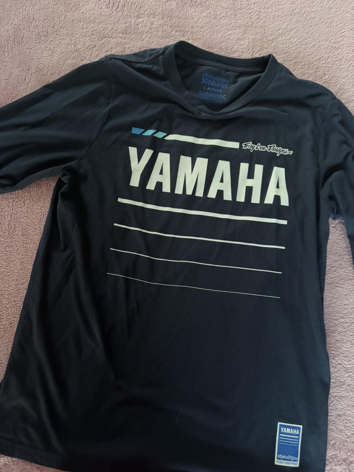 Yamaha Taylor Designs Black Long Sleeve Graphic Shirt Size L gallery