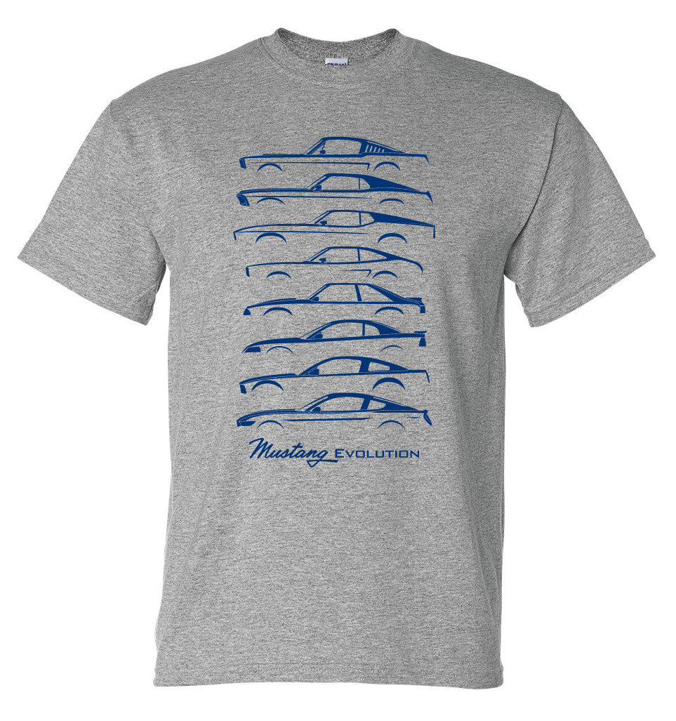 David Carey Ford Mustang Evolution Body Mechanics Trucks Cars T Shirt 48967 gallery
