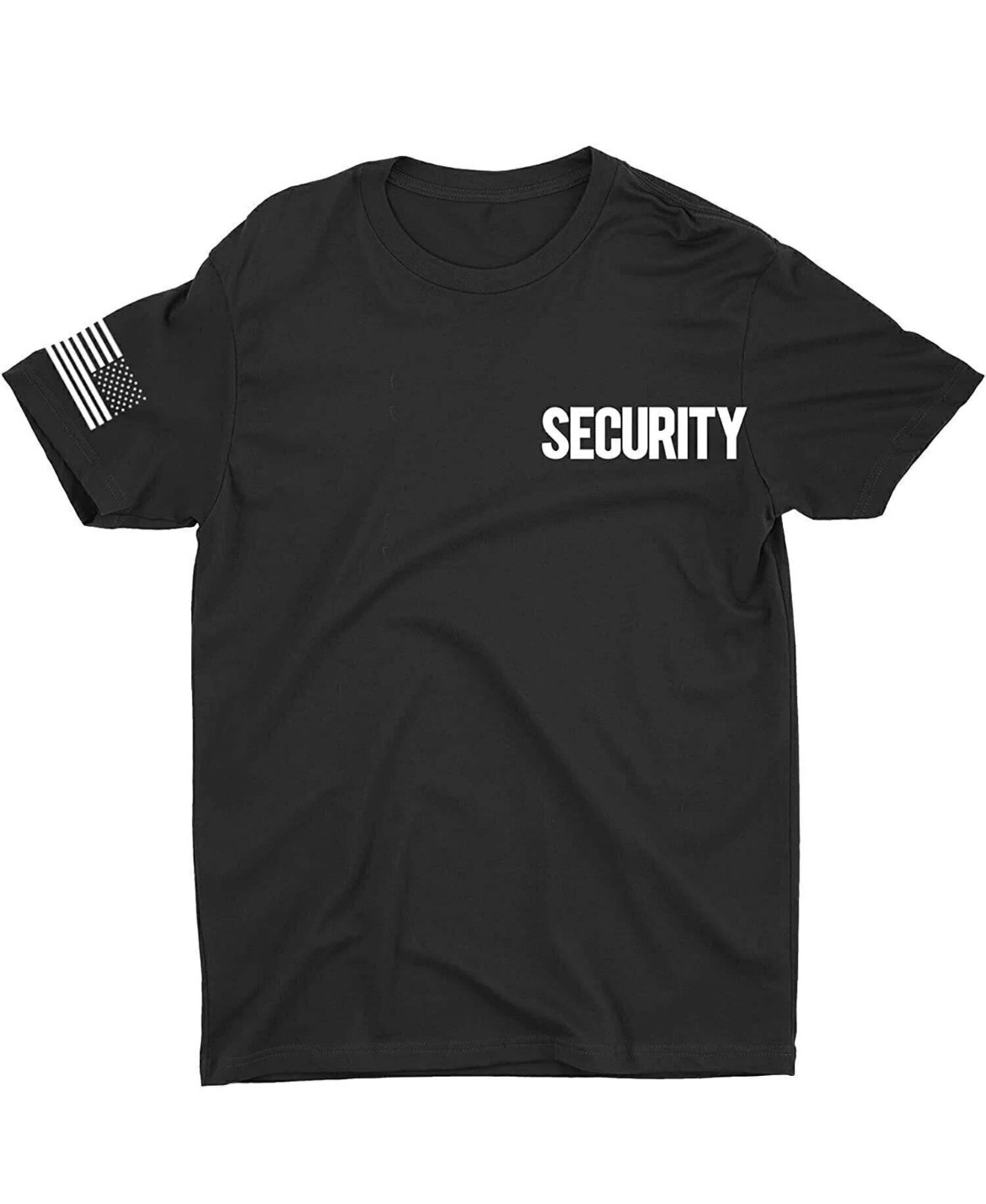 Security Guard T-Shirt Front & Back Flag Print School Church Wedding Events gallery
