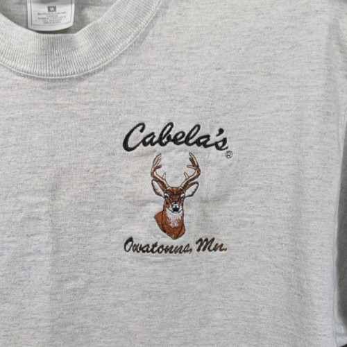 Vintage Cabela’s Big Buck Men's M Embroidered Shirt Owatonna MN Outdoor Hunting gallery