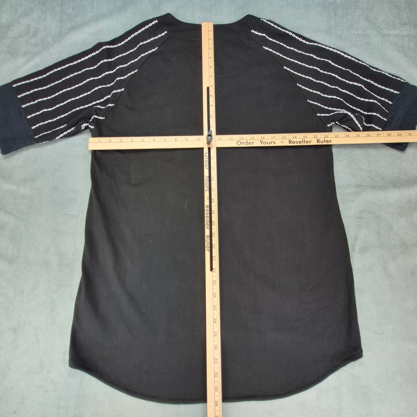 Famous Stars and Straps Vintage Baseball Jersey Mens Black 2XL gallery