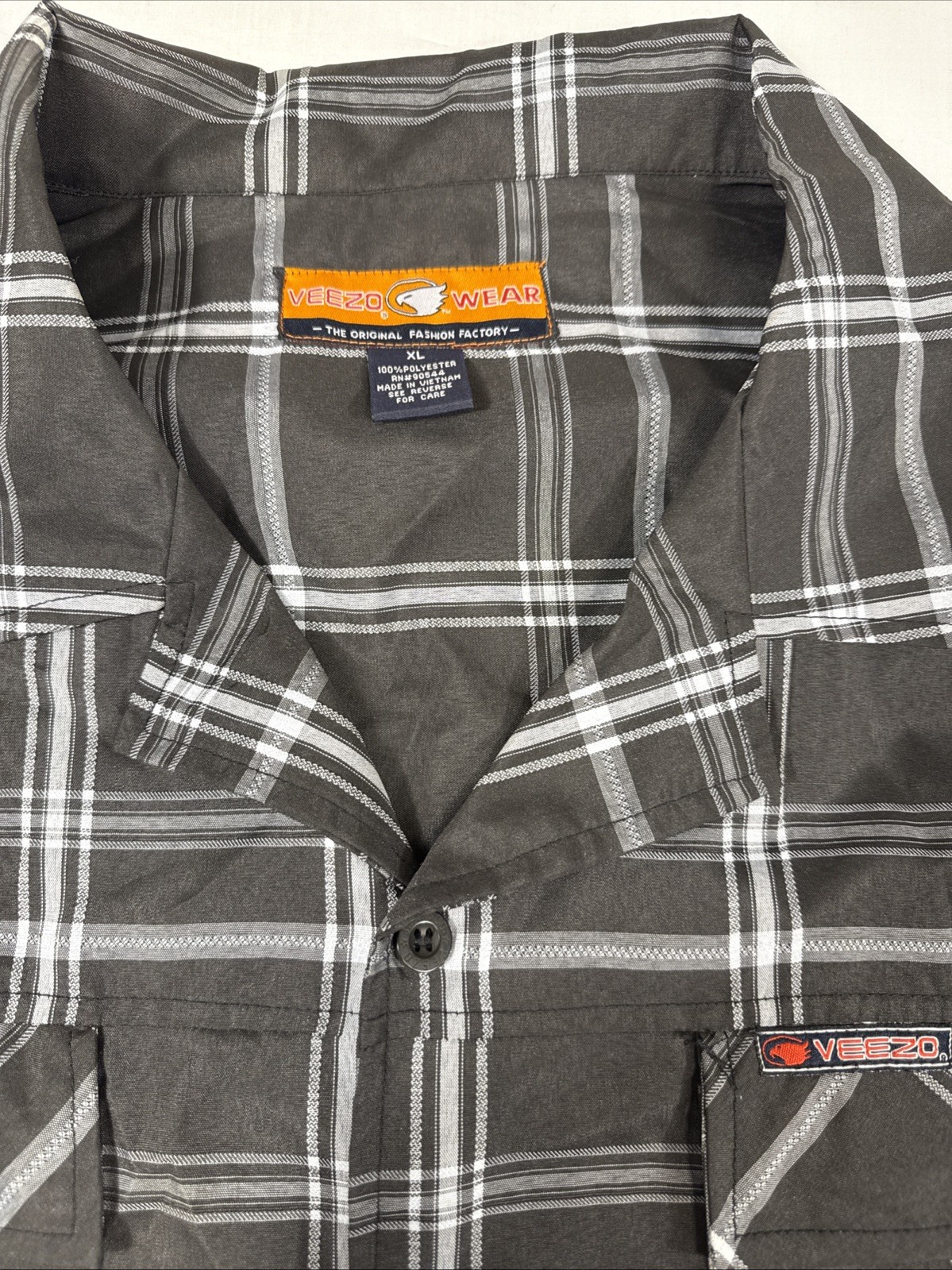 SHIRT SHORT SET Vintage Veezo Wear XL Mens Black Hip Hop Rap Festival Y2K gallery