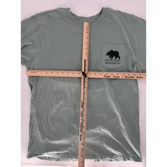 Onward Reserve Mens Peruvian Cotton Pocket T-Shirt Sage Green Camper Graphic L