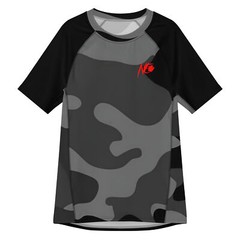 Grey Camo All-over print men’s rash guard