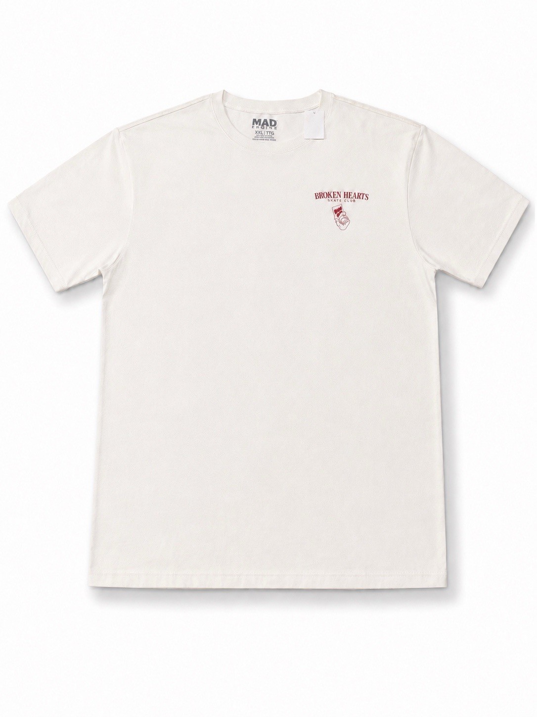 Broken Hearts Social Club Graphic Tee Men’s XXL White Streetwear Shirt