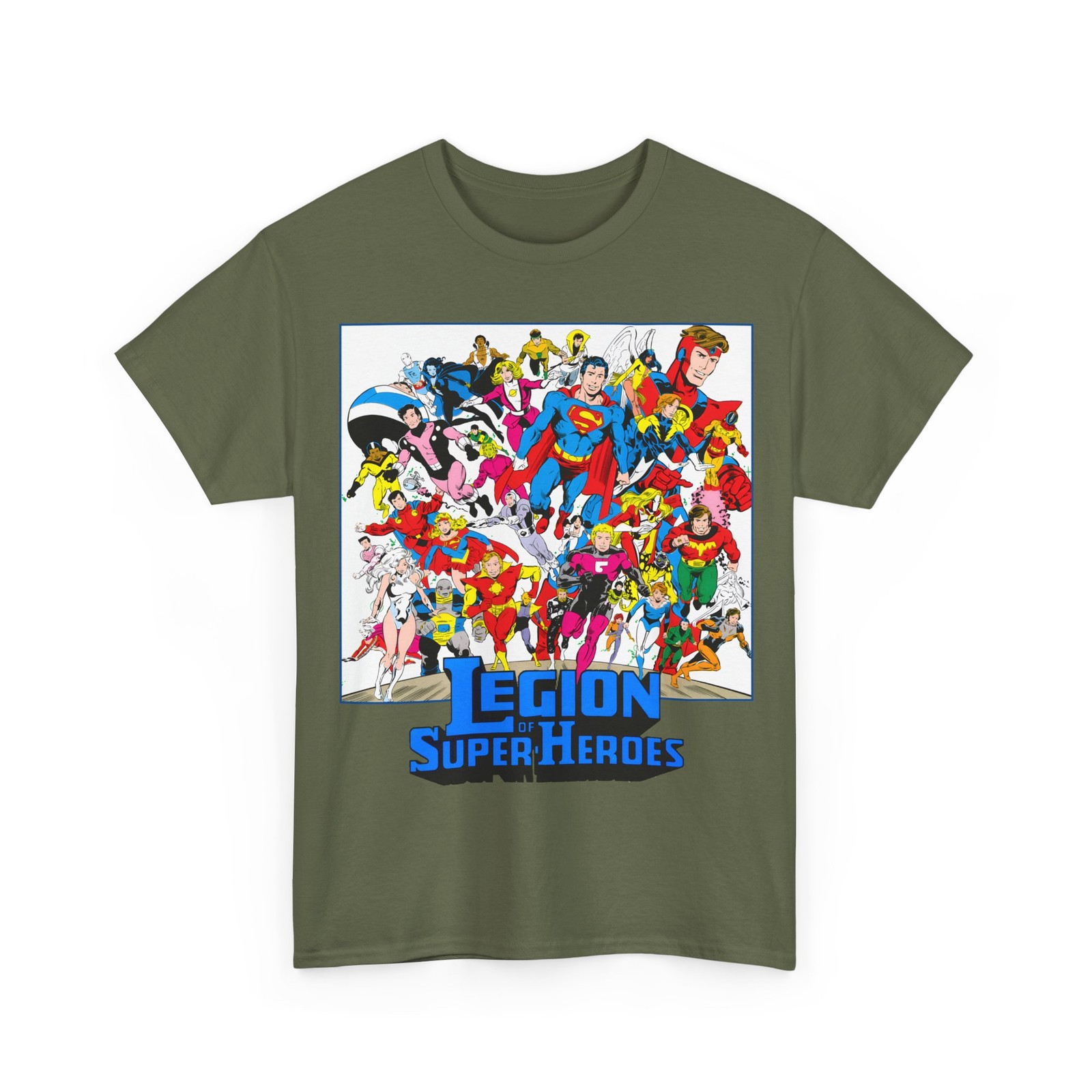 Legion of Super-Heroes T-Shirt – Superboy, Saturn Girl – DC Comics Who’s Who