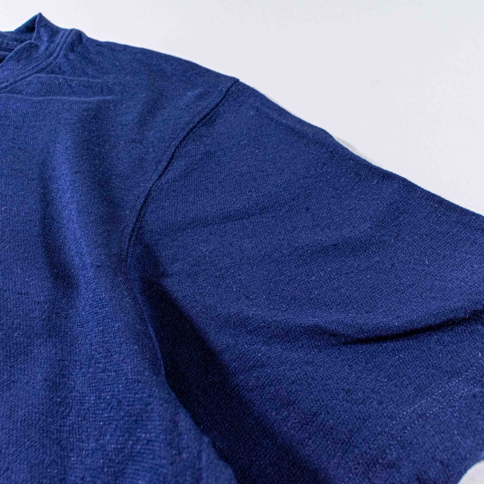 Eton Slim Fit Navy Blue T-Shirt XL Luxury Cotton Linen Blend Knit Tee gallery
