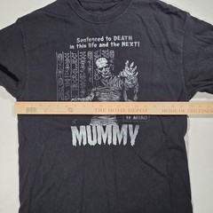 Universal Monsters Shirt Mens Large Black Mummy Graphic Tee Horror Halloween