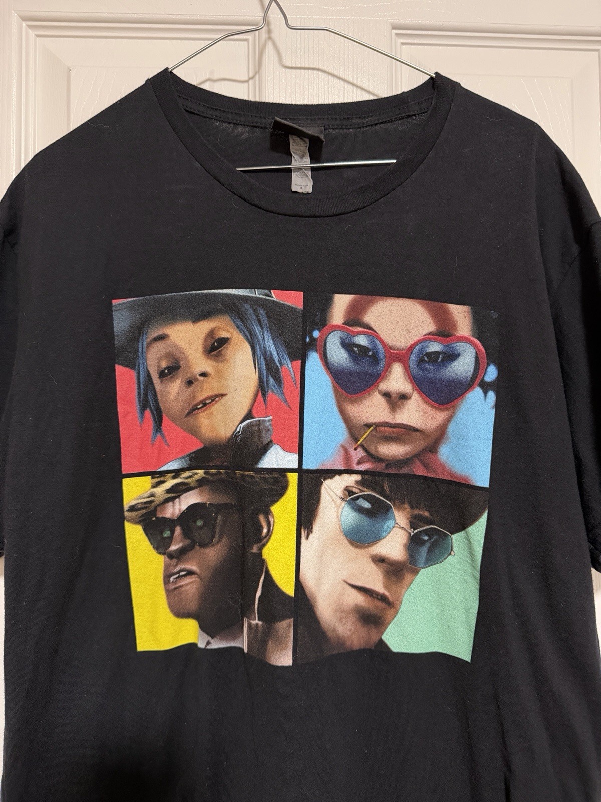 G Foot Gorillaz Humanz Tour 2017 Band Tee Promo Music Rare Large Black gallery