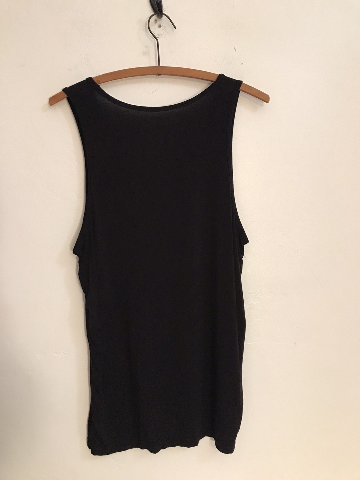 David Archy Tank Top Bamboo Rayon Undershirt Black Crew Neck Size M gallery