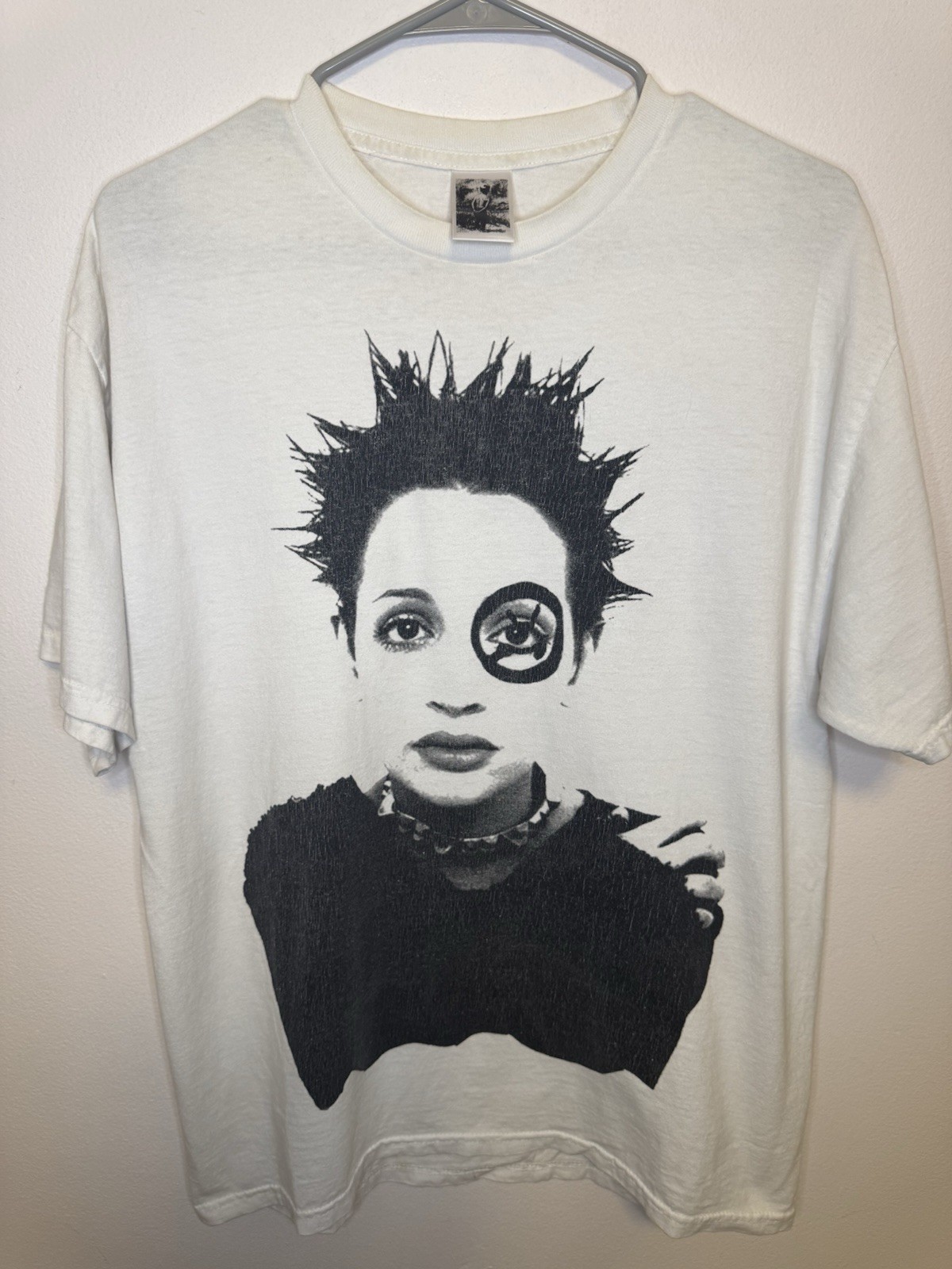 Basketcase Gallery Punk Goth Portrait Tee M Y2K Alternative Made USA