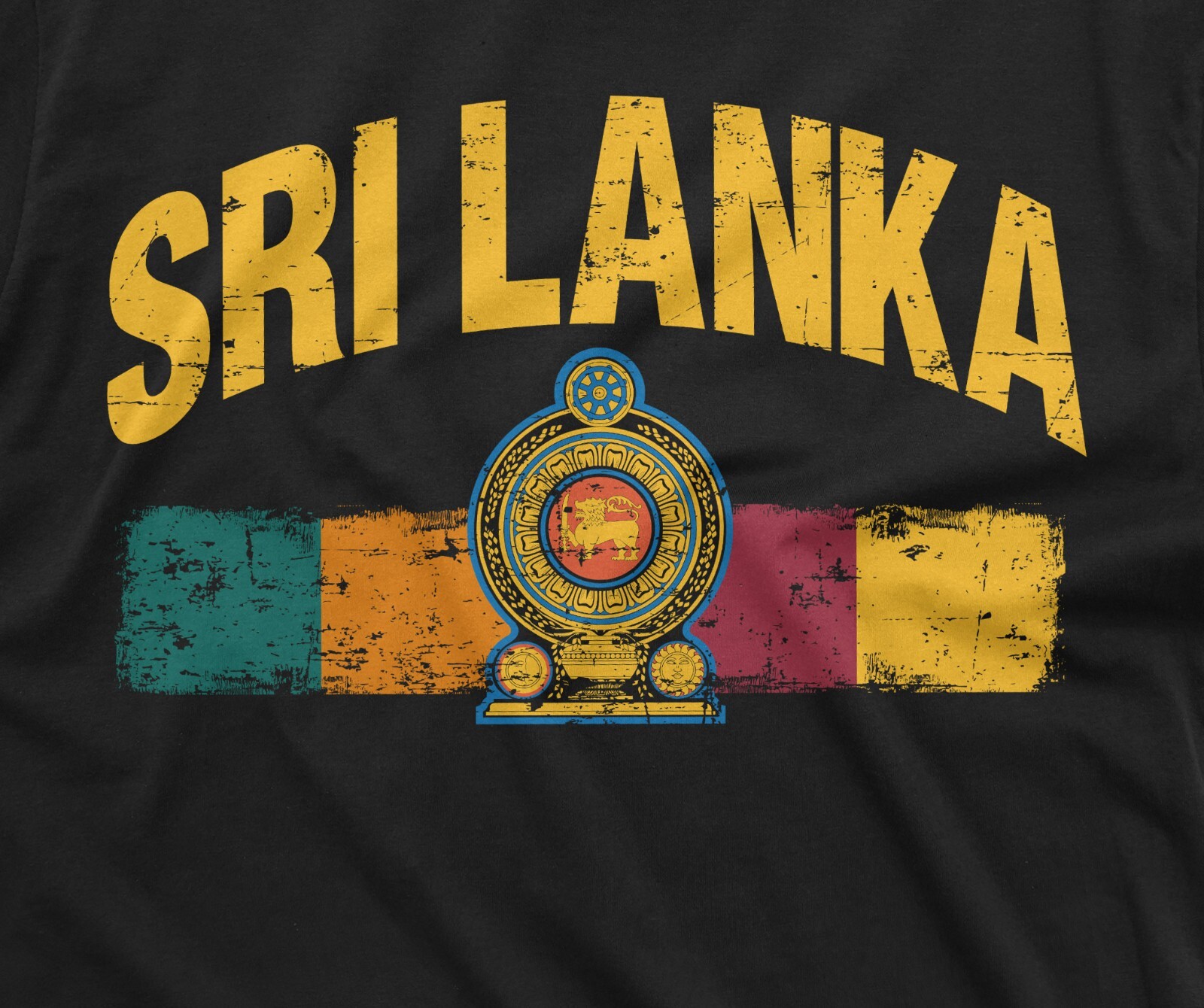 Sri Lanka T-shirt National Patriotic Sri Lankan Tee Shirt Mens Womens Tee gallery