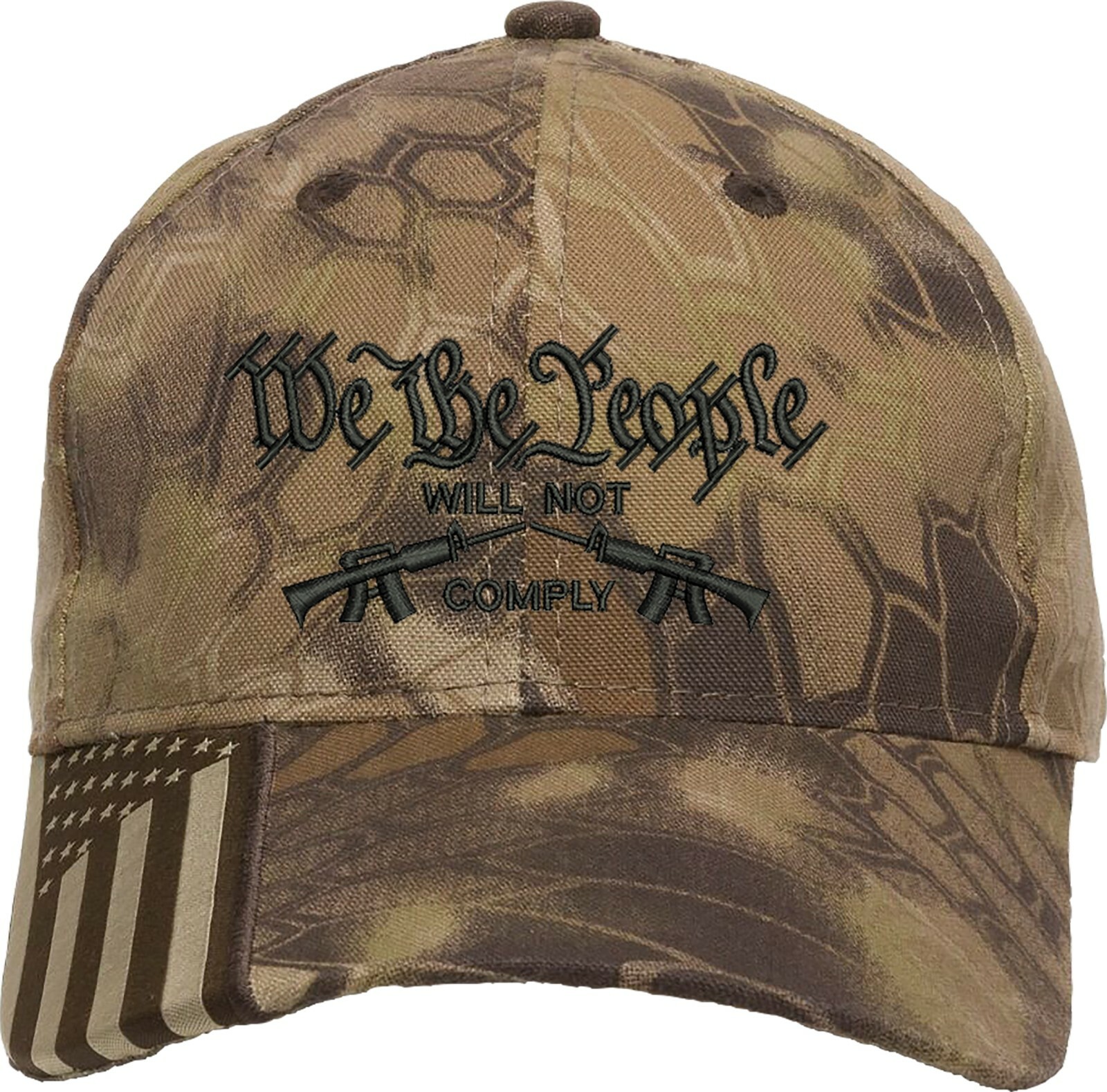 We the people will not comply BillFlag Embroidered 1Size Fits All structured Hat gallery