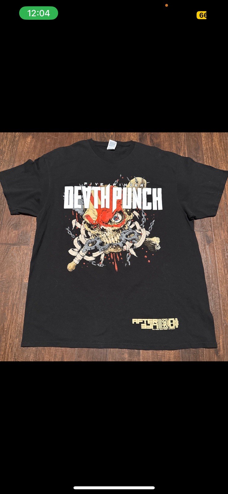 Five Finger Death Punch Mens Graphic Tee Delta Black XL gallery