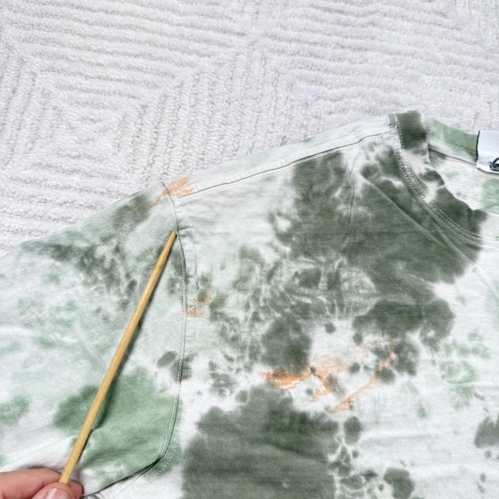 H&M Shirt Men M Tie Dye Skater Grunge Artsy Distressed Edgy Urban Punk Festival gallery