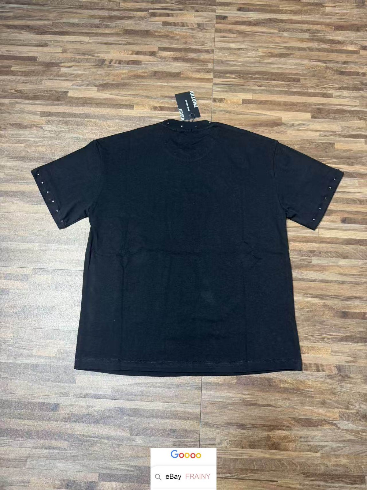 MENS WOMENS SUMMER EMOTION T SHIRT HIGH STREET RHINESTONE ANGEL HIP HOP TOPS TEE gallery