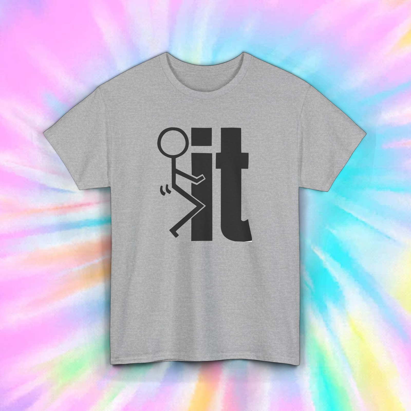 F It Stick Figure T-Shirt | Funny Stickman Humor Tee | Sarcastic Graphic Shirt gallery