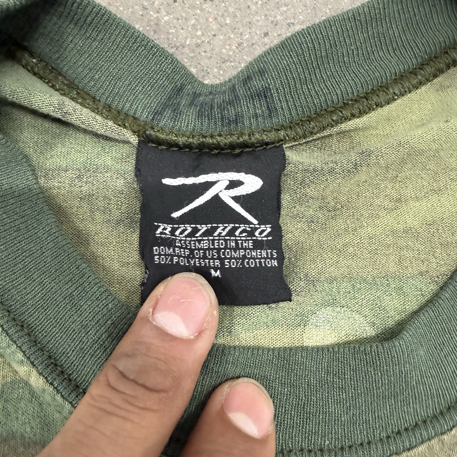 Vintage US Airforce Camo Shirt Medium Rothco 321st Training Squadron Grunge Thin gallery